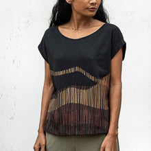 Tonle keang top with mountains cotton tshirt