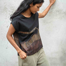 Tonle keang top with mountains cotton tshirt