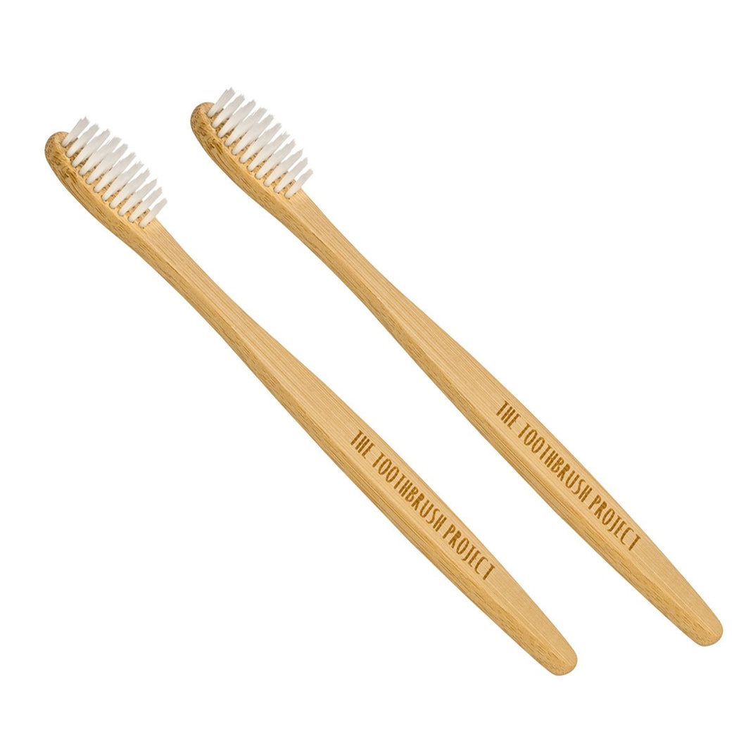 Adult Bamboo Toothbrush - Pack of 2
